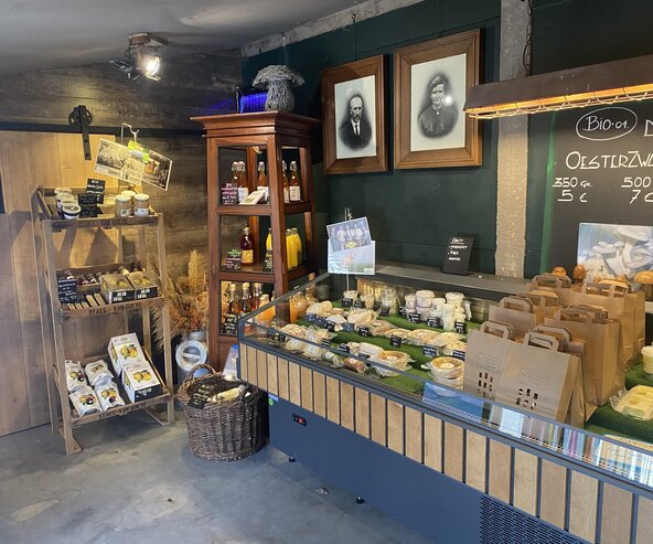 Asselkouter wandelroute Oesterzwamboerderij