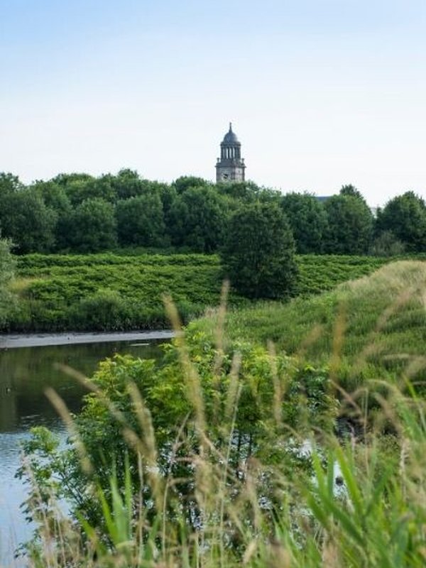 Zicht op de Sint-Bernardusabdij