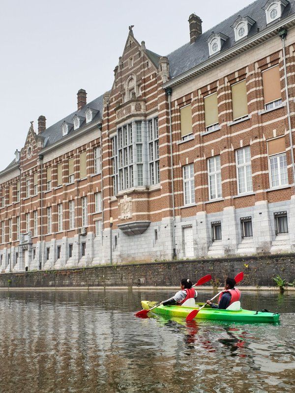Kajakken op de Oude Dender in Dendermonde